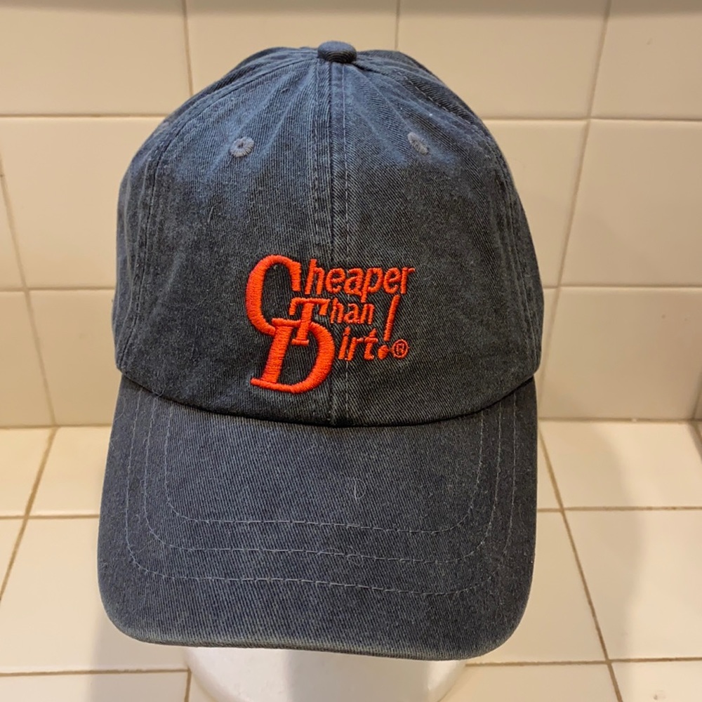 Cheaper Than Dirt baseball style hat new